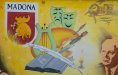 Rattaretk "Ei saa me läbi Lätita 2008". Madona grafiti. #3